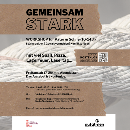 Väter und Söhne Workshop