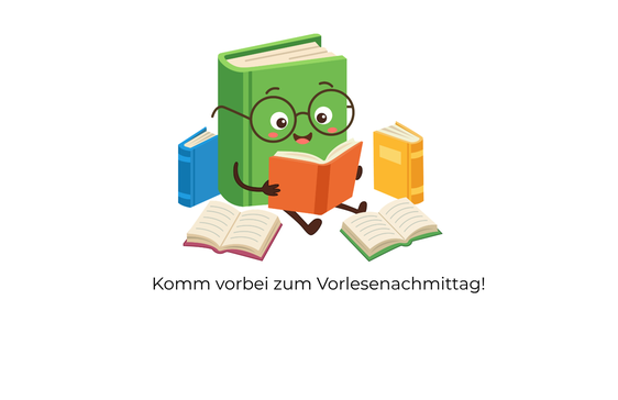 Kom vorbei zum Vorlesenachmittag